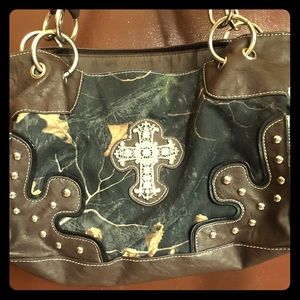 Camo Bling Handbag